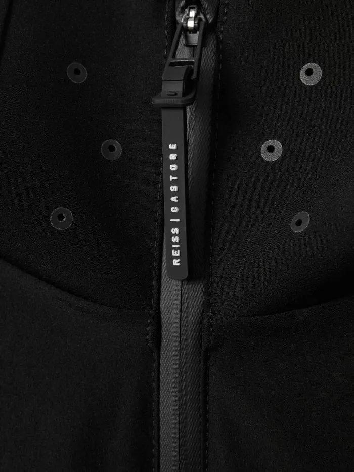 Men Reiss Outerwear and Coats Adler Castore Water Repellent Running Jacket Onyx Black
