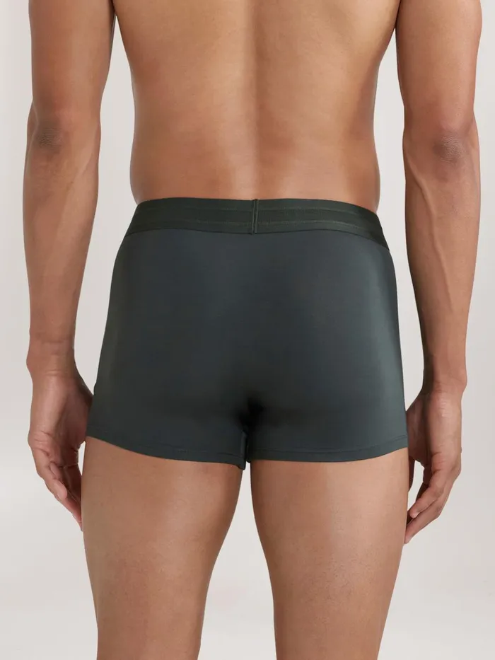 Men Reiss Socks and Underwear Che CH Studios Boxer Trunks With TENCEL Fibers Pine Green