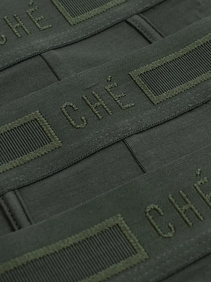 Men Reiss Socks and Underwear Che CH Studios Boxer Trunks With TENCEL Fibers Pine Green