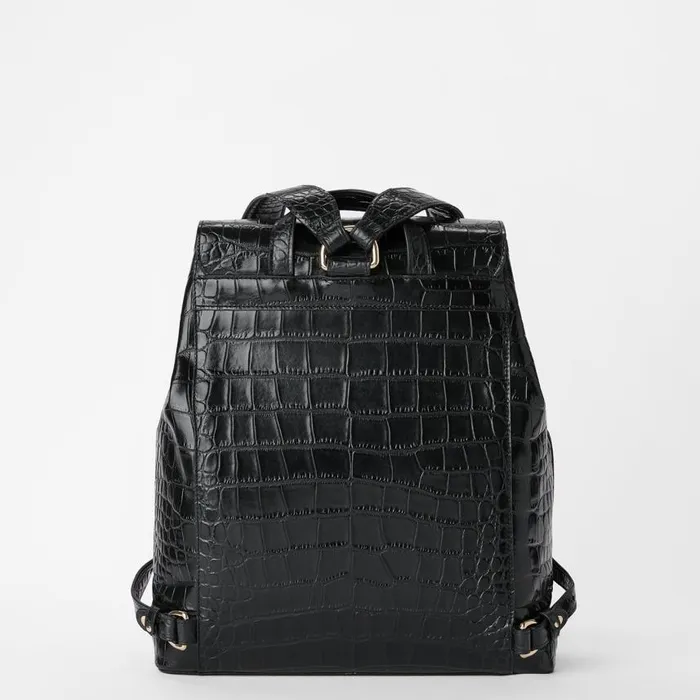 MenWomen Brahmin Backpacks Zane Black Bremond
