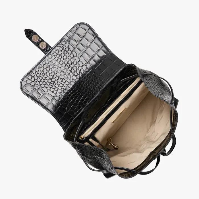 MenWomen Brahmin Backpacks Zane Black Bremond