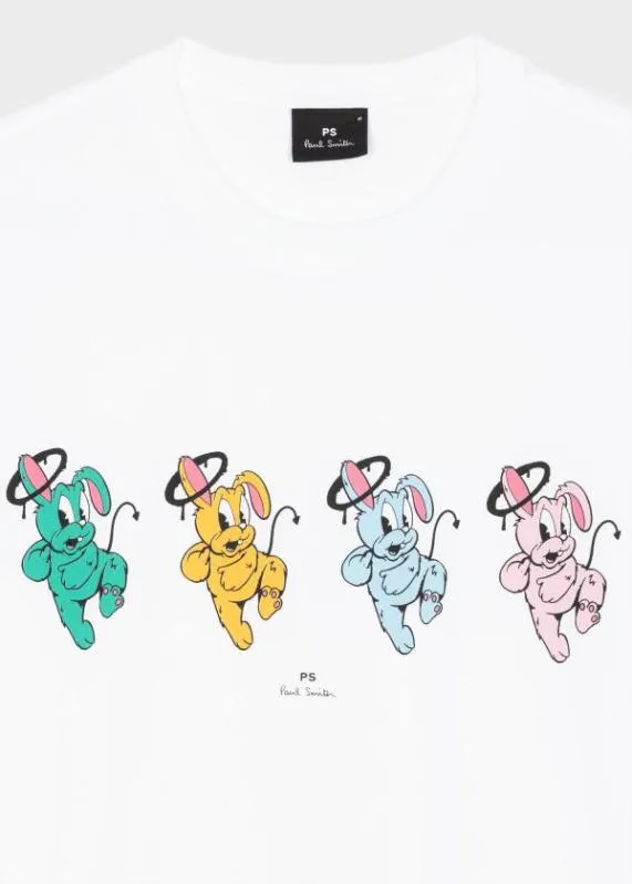Mens 039Halo Bunny Repeat039 TShirt Paul Smith TShirts Mens 039Halo Bunny Repeat039 TShirt Paul Smith TShirts
