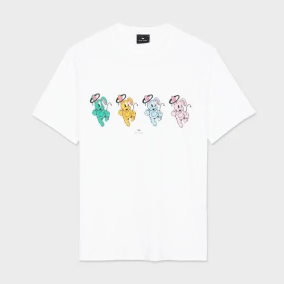 Mens 039Halo Bunny Repeat039 TShirt Paul Smith TShirts Mens 039Halo Bunny Repeat039 TShirt Paul Smith TShirts