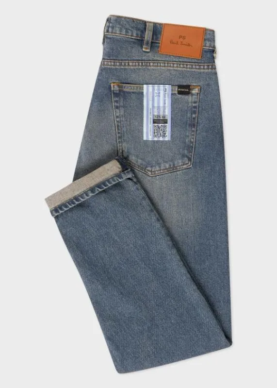 Mens AntiqueWash Stretch Denim Jeans Paul Smith Jeans Mens AntiqueWash Stretch Denim Jeans Paul Smith Jeans