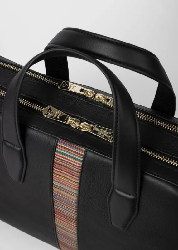 Mens Leather 039Signature Stripe039 Business Folio Paul Smith Bags Mens Leather 039Signature Stripe039 Business Folio Paul Smith Bags