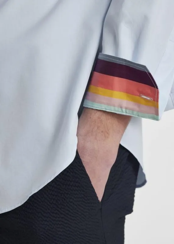 Mens TailoredFit 039Artist Stripe039 Cuff Shirt Paul Smith Shirts Mens TailoredFit 039Artist Stripe039 Cuff Shirt Paul Smith Shirts
