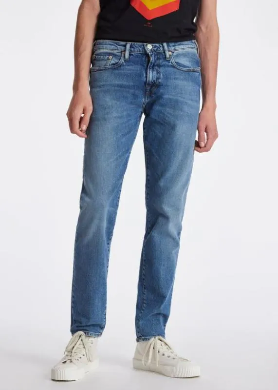 Mens TaperedFit MidWash Jeans Paul Smith Jeans Mens TaperedFit MidWash Jeans Paul Smith Jeans