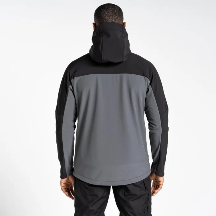 MensWomens Insulated Jackets Craghoppers Expert Active Hooded Softshell Jacket Carbon Grey Black MensWomens Insulated Jackets Craghoppers Expert Active Hooded Softshell Jacket Carbon Grey Black