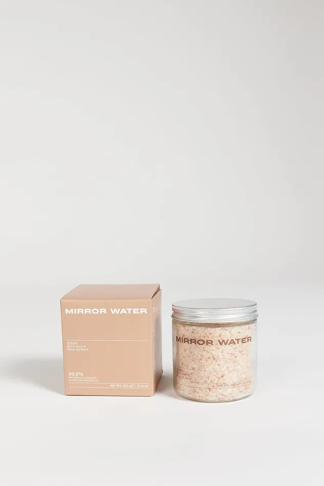 MIRROR WATER SOAK BATH SALTS 400G Women DISSH Home and Body