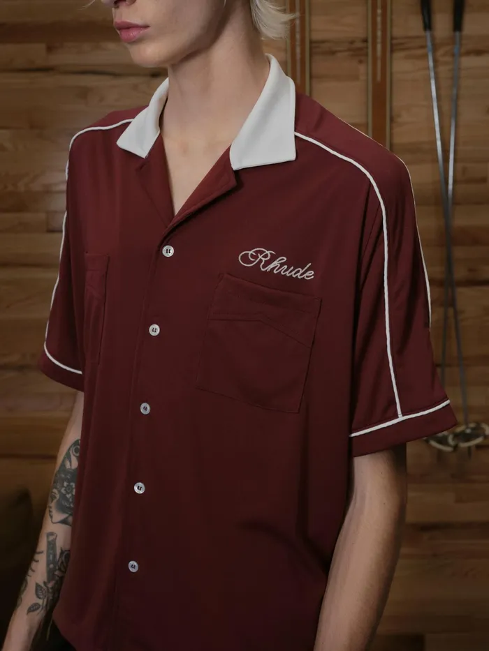 MONTBLANC BOWLING SHIRT Men Rhude Shirts