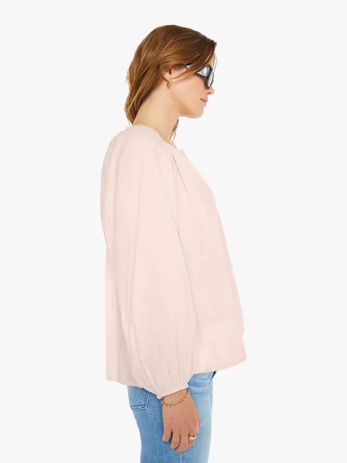 Mother Denim Harris Top Pink Dew 8211 Women