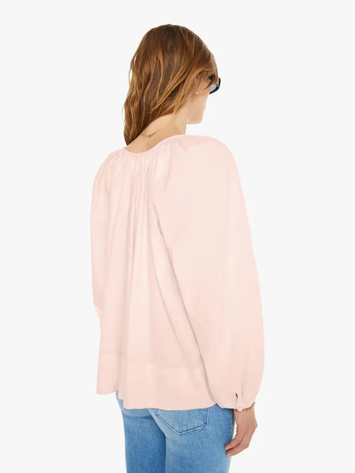 Mother Denim Harris Top Pink Dew 8211 Women