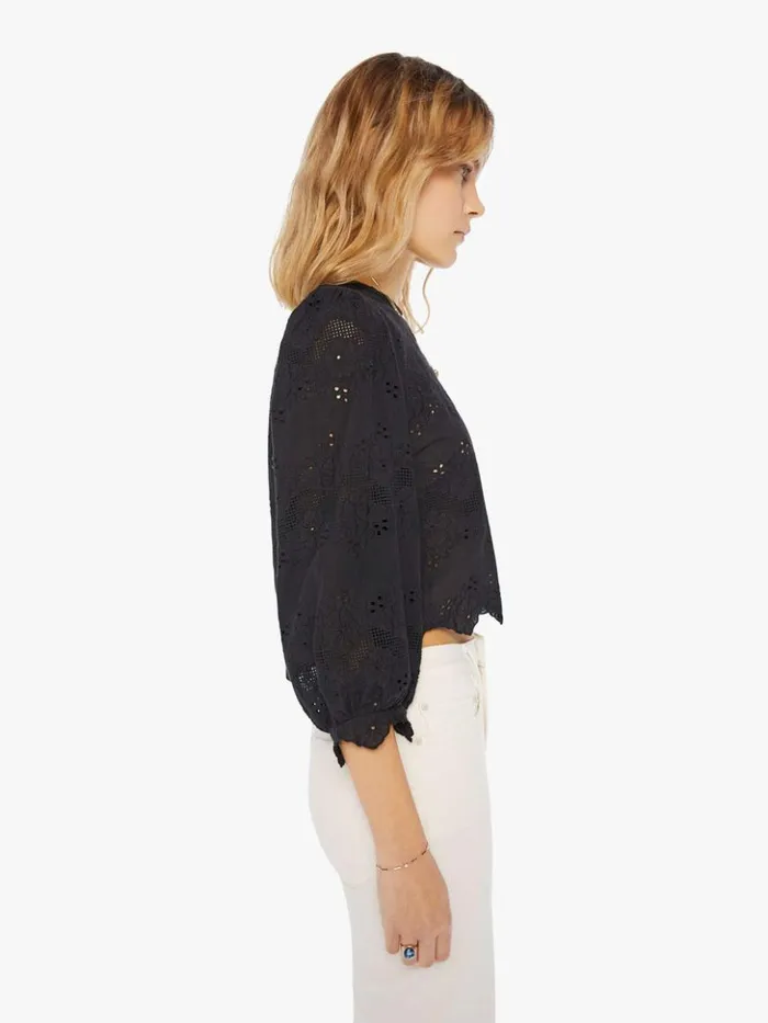 Mother Denim Lisa Top Geranium Midnight 8211 Women