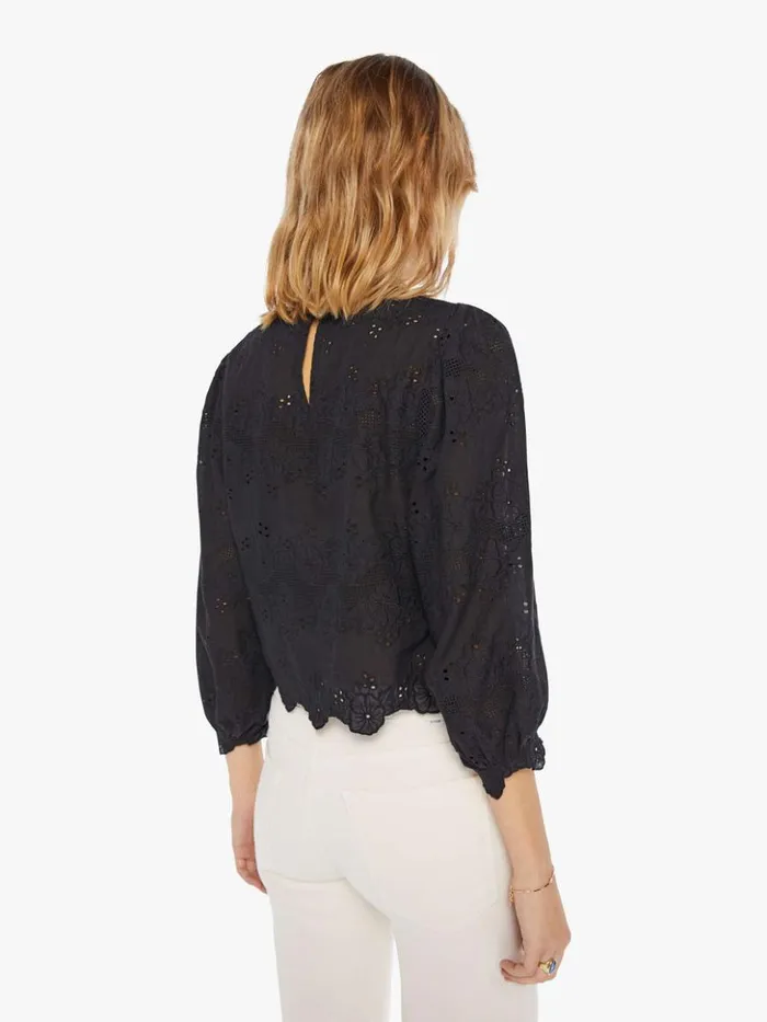 Mother Denim Lisa Top Geranium Midnight 8211 Women
