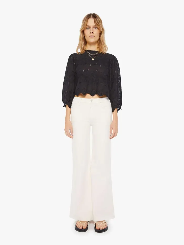 Mother Denim Lisa Top Geranium Midnight 8211 Women