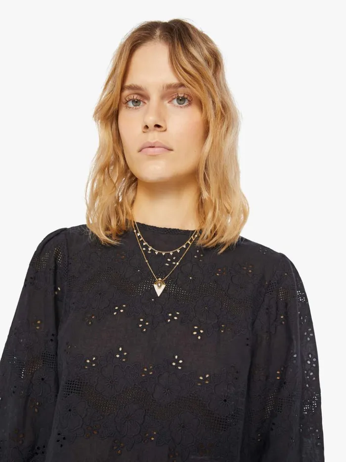 Mother Denim Lisa Top Geranium Midnight 8211 Women