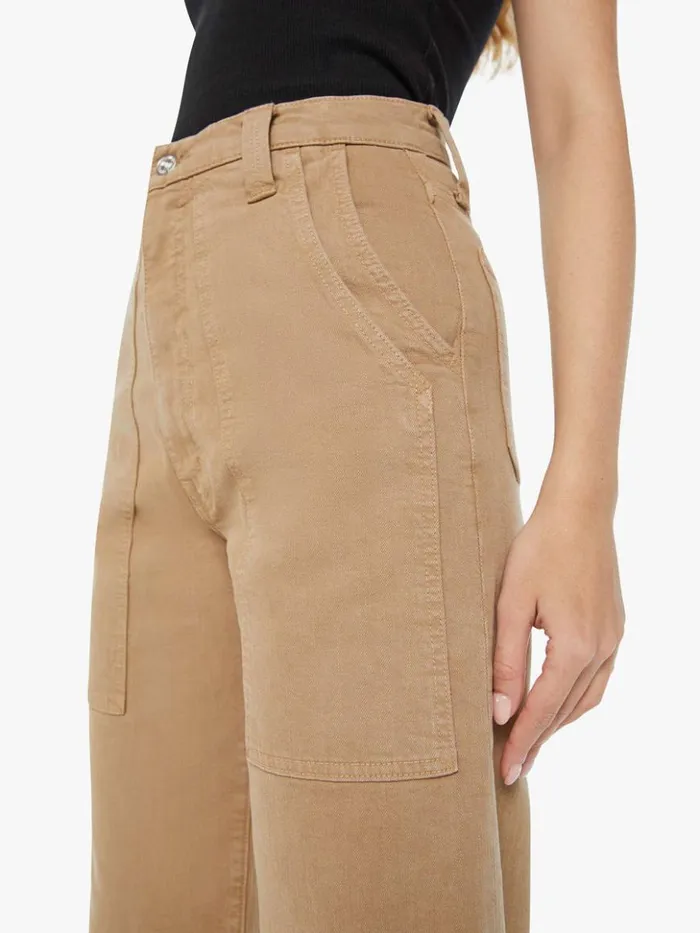 Mother Denim Wide Leg The Quartet Breaker Skimp Wash Dark Khaki 8211 Women Mother Denim Wide Leg The Quartet Breaker Skimp Wash Dark Khaki 8211 Women