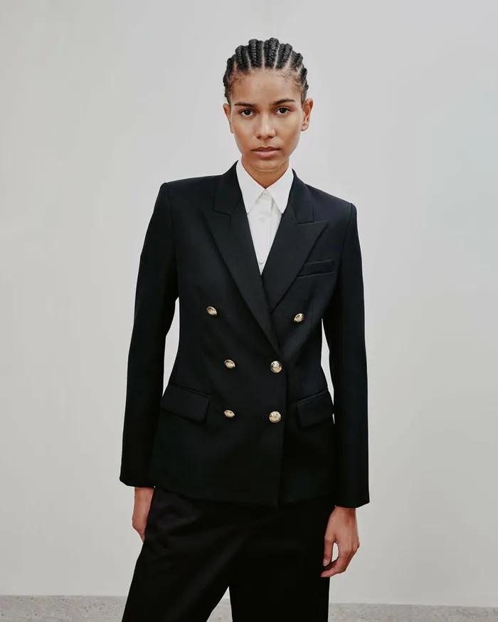 Nili Lotan VIRA BLAZER Stone Women Jackets and Blazers