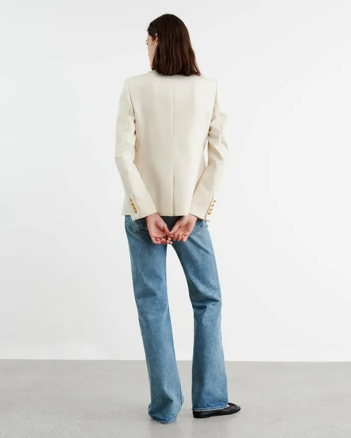 Nili Lotan VIRA BLAZER Stone Women Jackets and Blazers