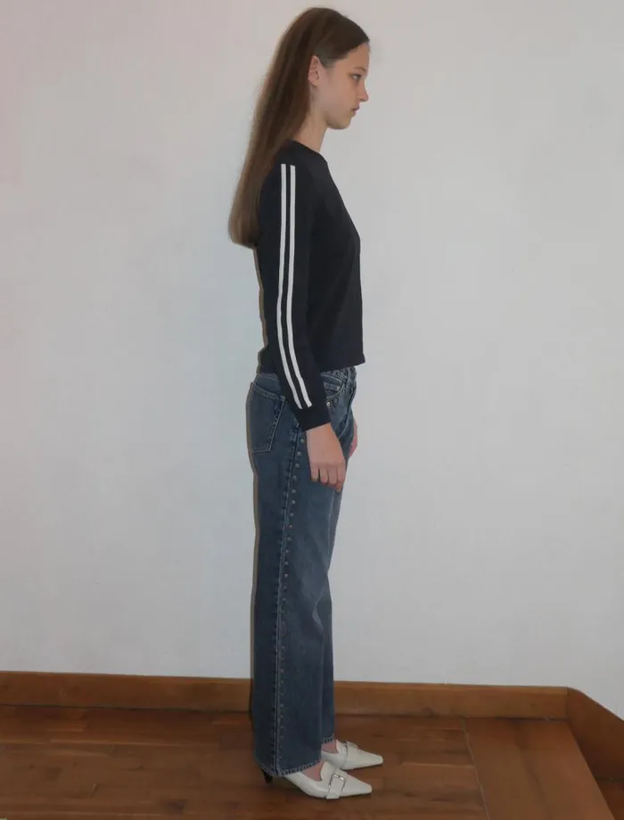 No 1307 Miguales Navy Women Paloma Wool Tops