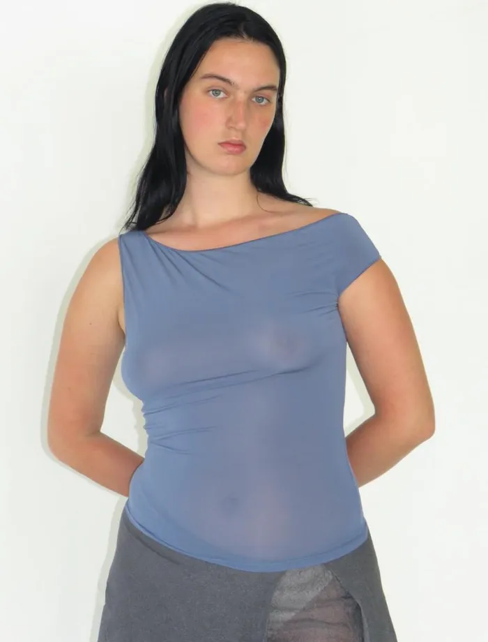 No 1528 Dominica Blue Women Paloma Wool Tops