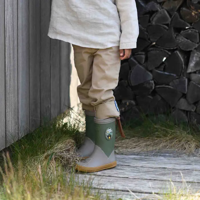 Rubber boots fashion II green Green bisgaardshoes BABY