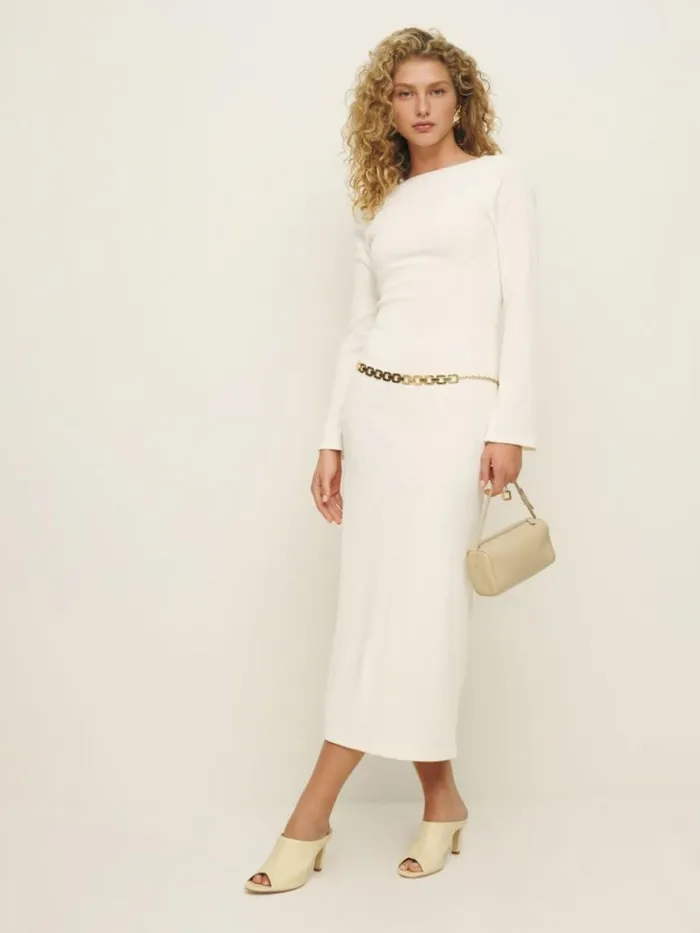 Shoes The Reformation Lydia Heeled Sandal Parmesan Leather