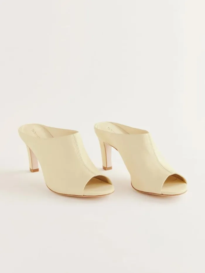 Shoes The Reformation Lydia Heeled Sandal Parmesan Leather