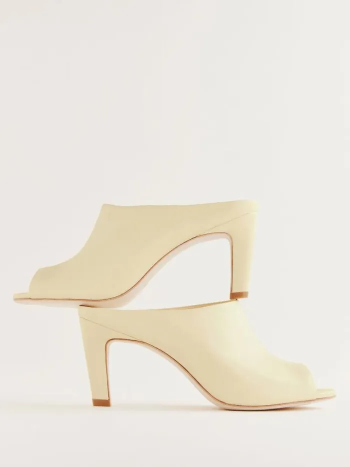 Shoes The Reformation Lydia Heeled Sandal Parmesan Leather
