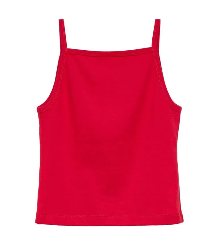 Shop ANGIE TANK Scarlet DEN Tees