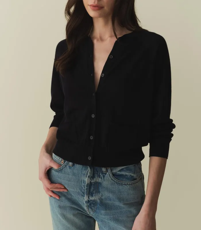 Shop CELINE CARDIGAN Dark Navy DEN Knitwear