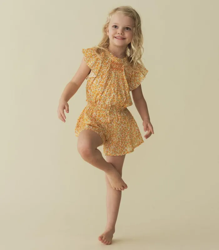 Shop ECHO SHORT Clementine Daisy Fields DEN Kids