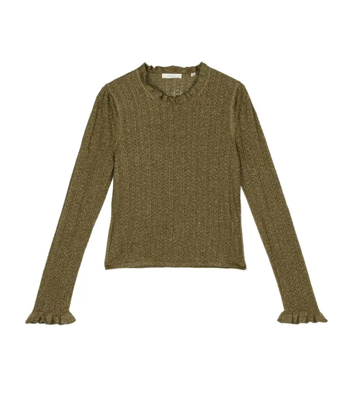 Shop MARELLA SWEATER Spanish Moss DEN Knitwear