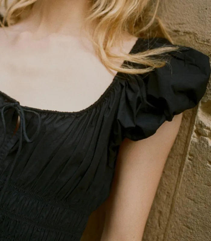 Shop QUINN DRESS Black DEN Dresses