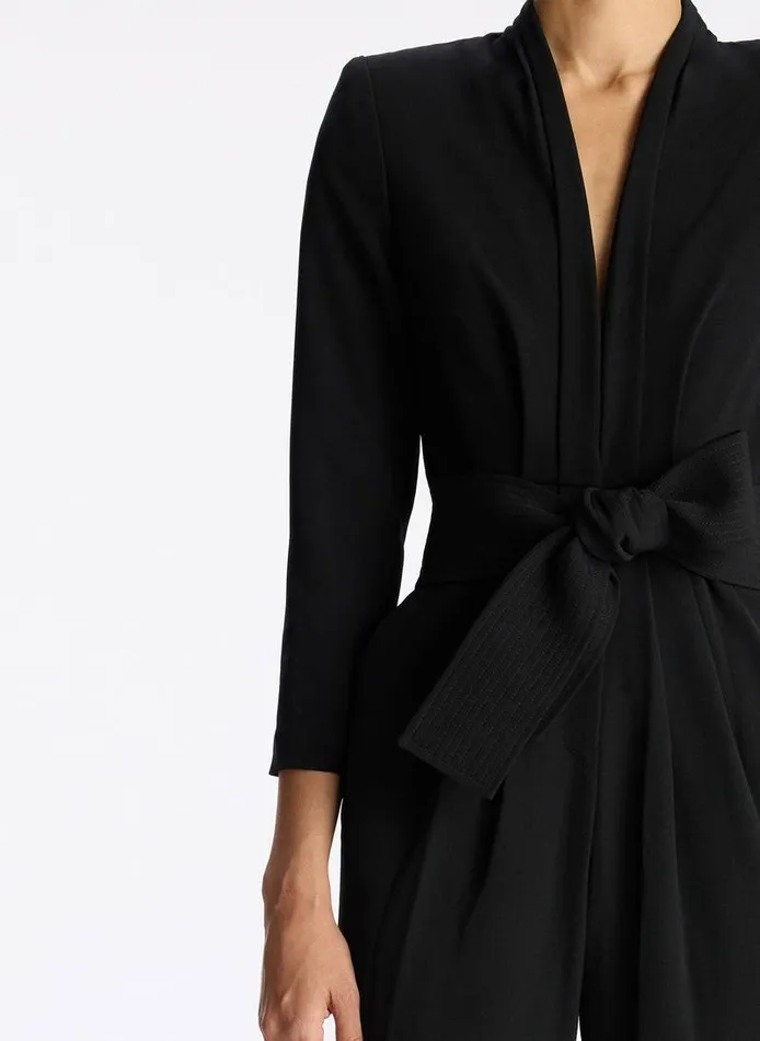 Skirts Women ALC Kieran Crepe Jumpsuit Black Skirts Women ALC Kieran Crepe Jumpsuit Black