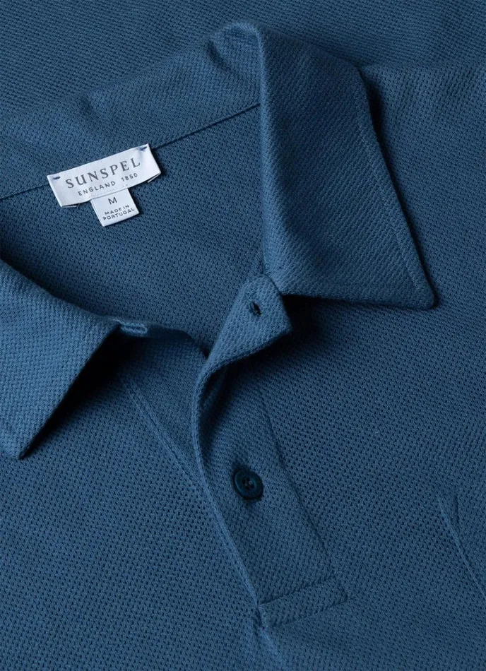 SUNSPEL Polo Shirts Riviera Polo Shirt Steel Blue 8211 Men