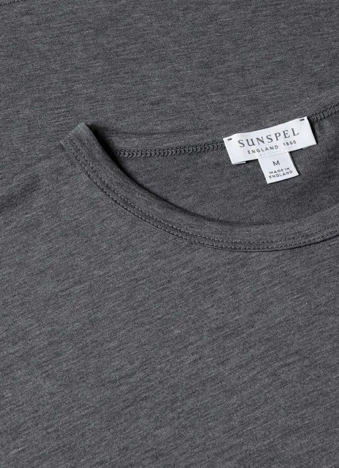 SUNSPEL Tshirts Classic Tshirt Charcoal Melange 8211 Men