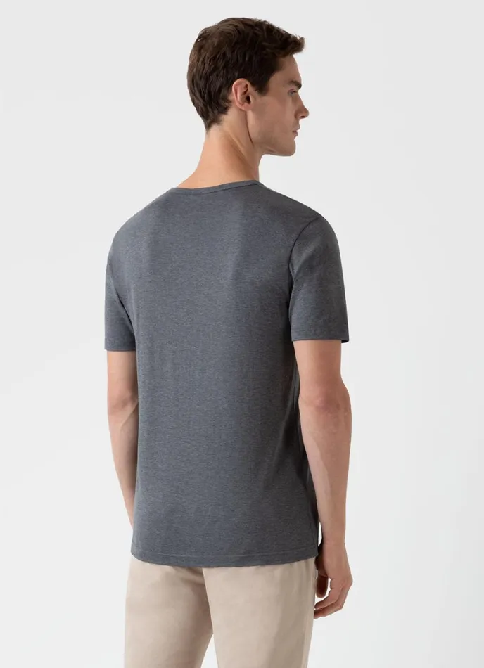 SUNSPEL Tshirts Classic Tshirt Charcoal Melange 8211 Men