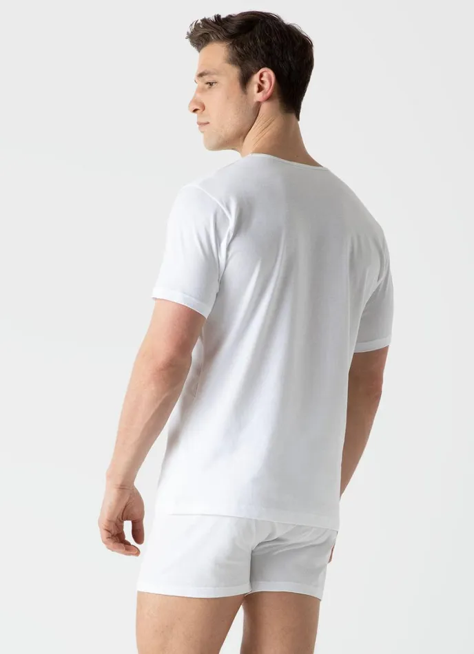 SUNSPEL Underwear Tops Superfine Cotton Underwear Tshirt White 8211 Men