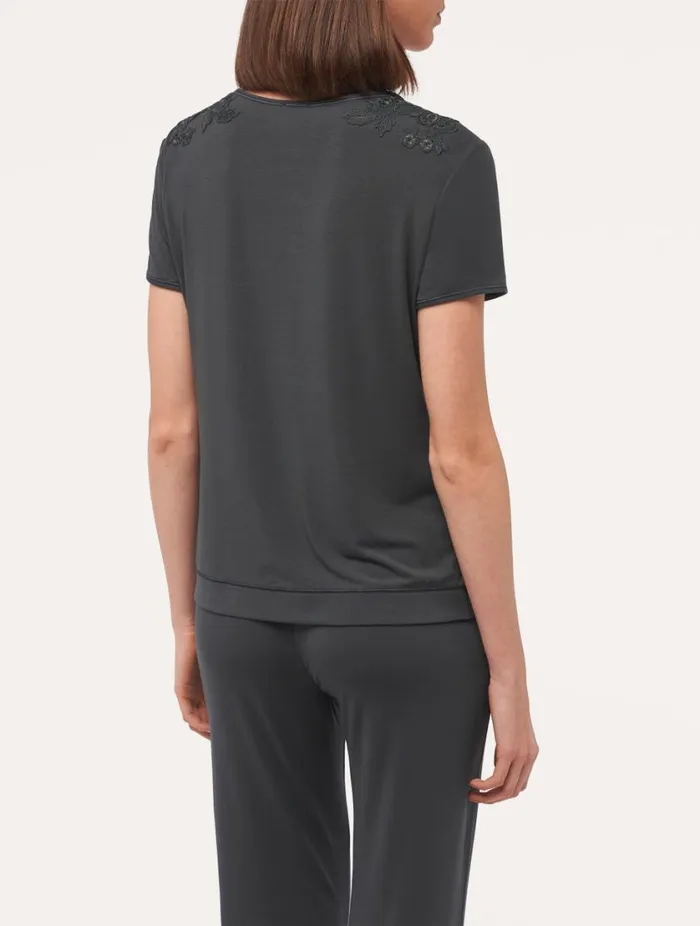 Tshirt In Charcoal Grey Sleepwear La Perla Camisoles