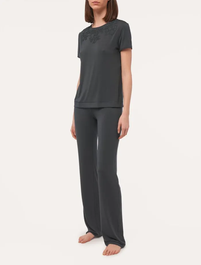 Tshirt In Charcoal Grey Sleepwear La Perla Camisoles