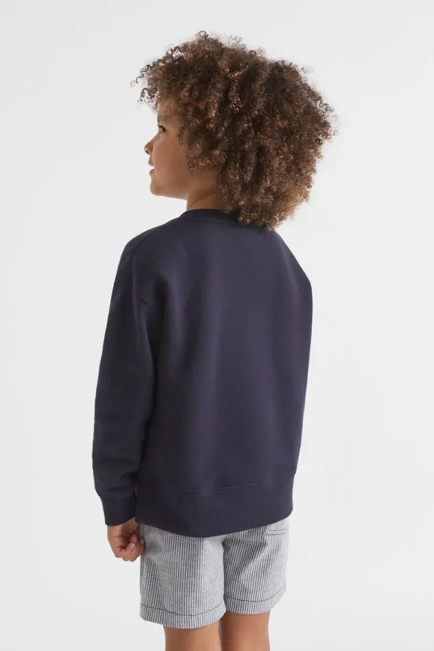 TShirts and Tops Boy Seed Heritage Core Logo Sweat Midnight Blue