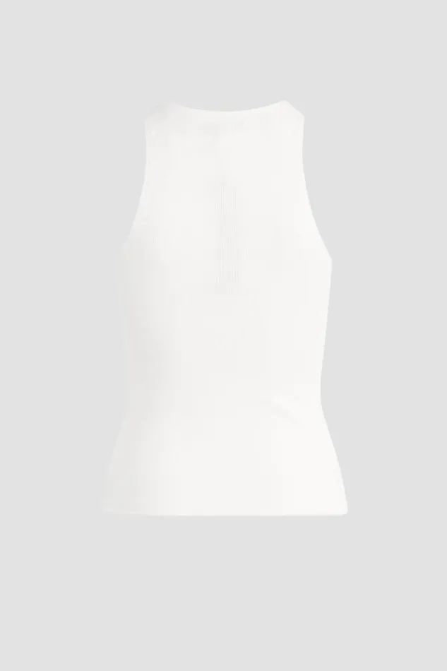Tops and Sweaters Women Hudson Jeans Racer Tank Ecru Tops and Sweaters Women Hudson Jeans Racer Tank Ecru