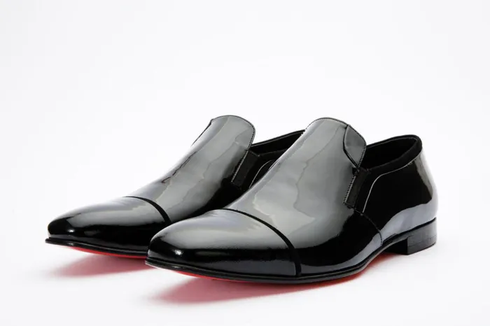 Vinci Leather Dress Shoes The Marlo Shoe Black Patent Leather Cap Toe SlipOn Dress Loafer Shoe 8211 Men