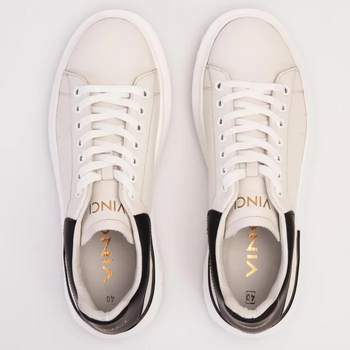 Vinci Leather Sneakers The Linq White Leather Sneaker 8211 Men