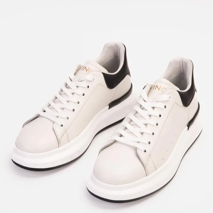 Vinci Leather Sneakers The Linq White Leather Sneaker 8211 Men