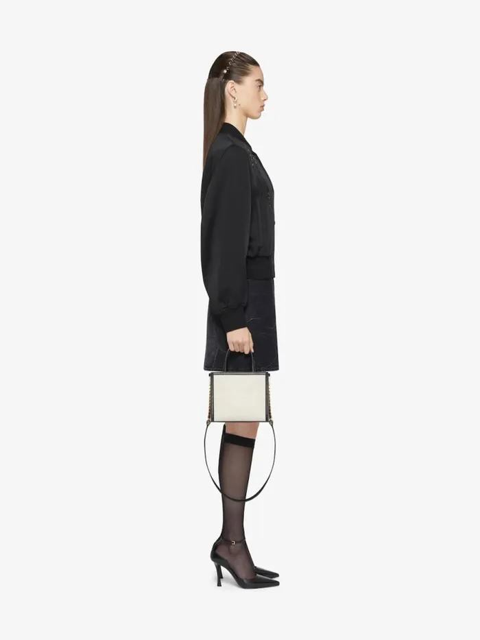 Voyou Wrap Mini Skirt In Denim Black Women Givenchy Skirts