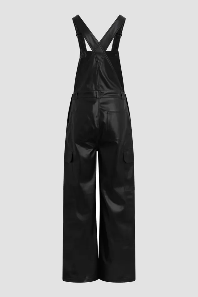 Wide Leg Women Hudson Jeans Utility Wide Leg Overall Black Wide Leg Women Hudson Jeans Utility Wide Leg Overall Black