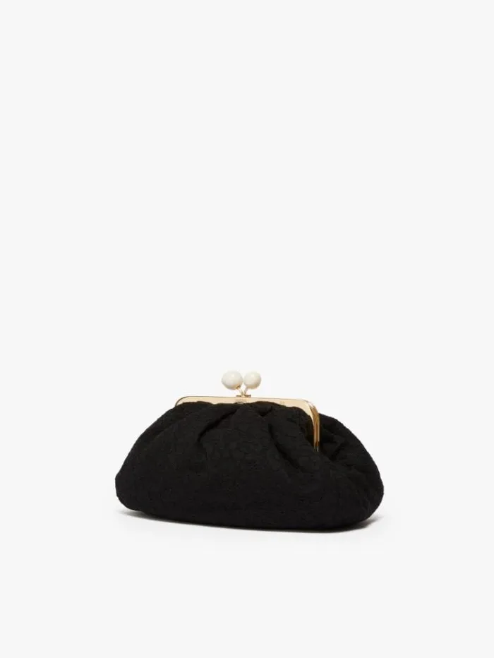 Woman Hommage La France Pasticcino Bag In Lace Black Maxmara Weekend Bag