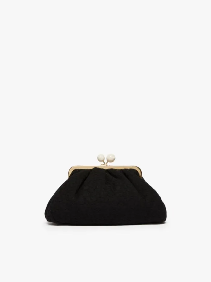 Woman Hommage La France Pasticcino Bag In Lace Black Maxmara Weekend Bag